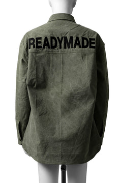 画像をギャラリービューアに読み込む, READYMADE OVERSIZE SHIRT (KHAKI GREEN #A)