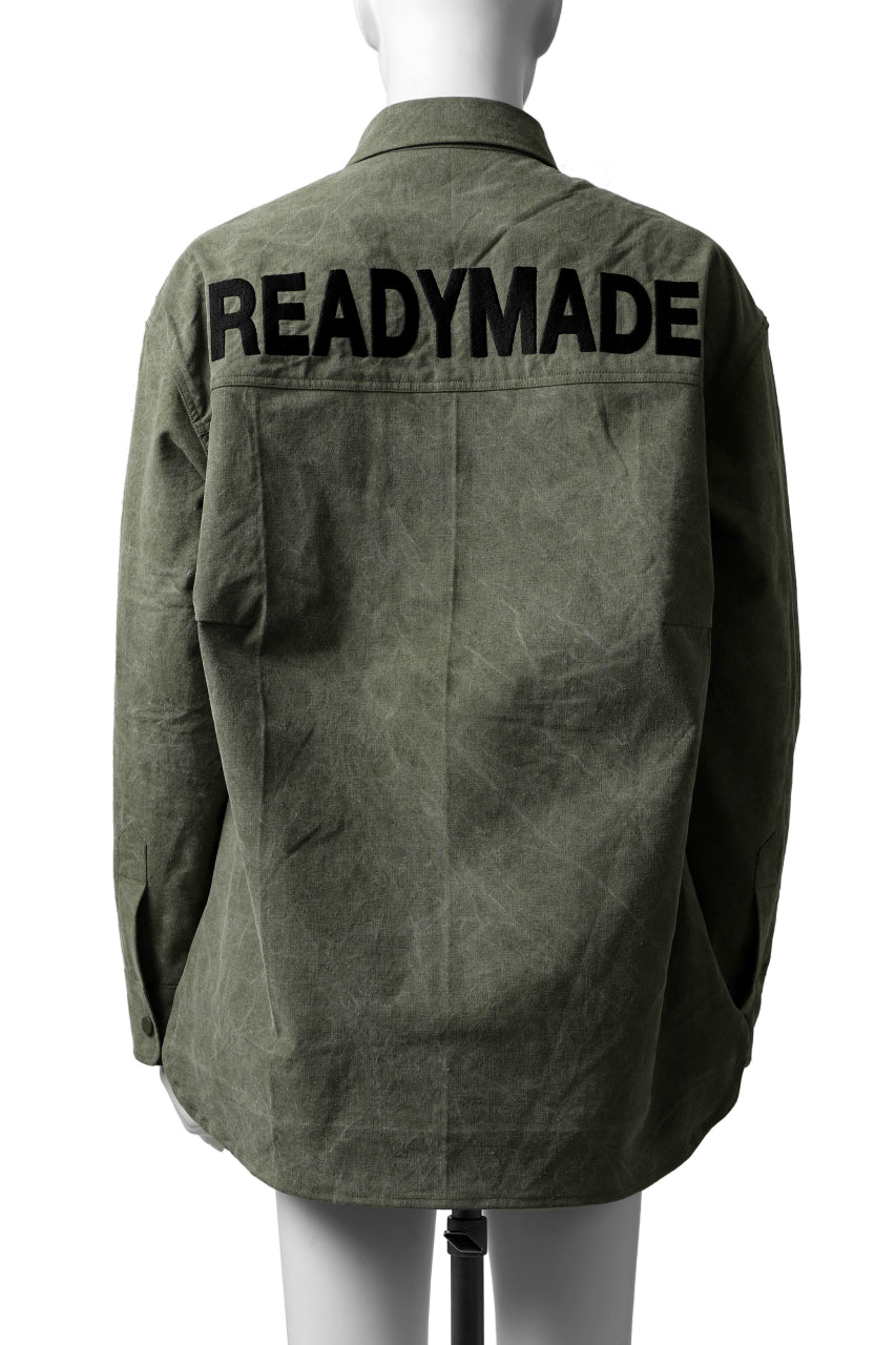 画像をギャラリービューアに読み込む, READYMADE OVERSIZE SHIRT (KHAKI GREEN #A)
