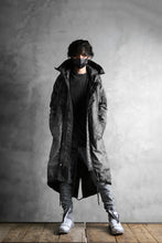 画像をギャラリービューアに読み込む, 11 BY BORIS BIDJAN SABERI PADDED MODS COAT &quot;J20-F-1317&quot; (DIRTY GREY)