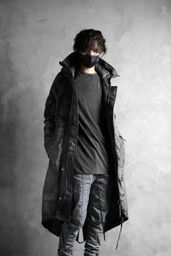 画像をギャラリービューアに読み込む, 11 BY BORIS BIDJAN SABERI PADDED MODS COAT &quot;J20-F-1317&quot; (DIRTY GREY)