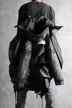 画像をギャラリービューアに読み込む, 11 BY BORIS BIDJAN SABERI PADDED MODS COAT "J20-F-1317" (DIRTY GREY)