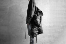 画像をギャラリービューアに読み込む, 11 BY BORIS BIDJAN SABERI PADDED MODS COAT "J20-F-1317" (DIRTY GREY)