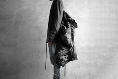 画像をギャラリービューアに読み込む, 11 BY BORIS BIDJAN SABERI PADDED MODS COAT "J20-F-1317" (DIRTY GREY)