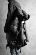 画像をギャラリービューアに読み込む, 11 BY BORIS BIDJAN SABERI PADDED MODS COAT "J20-F-1317" (DIRTY GREY)
