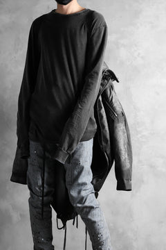 画像をギャラリービューアに読み込む, 11 BY BORIS BIDJAN SABERI PADDED MODS COAT "J20-F-1317" (DIRTY GREY)