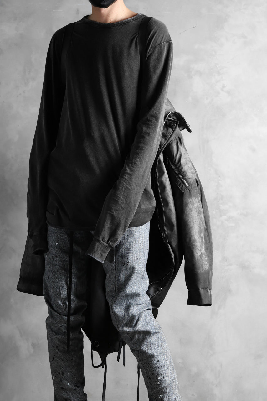 画像をギャラリービューアに読み込む, 11 BY BORIS BIDJAN SABERI PADDED MODS COAT "J20-F-1317" (DIRTY GREY)