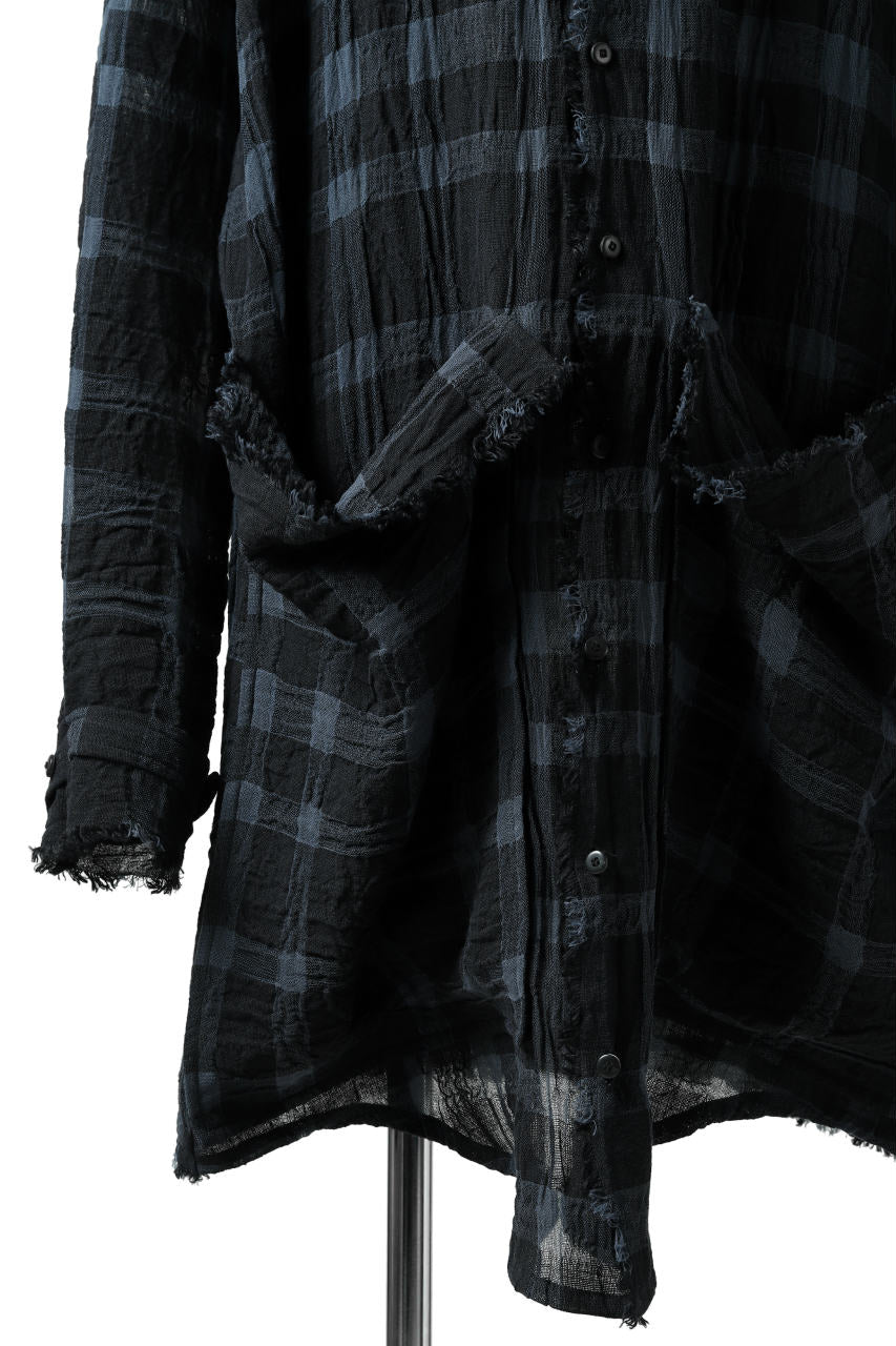 画像をギャラリービューアに読み込む, SOSNOVSKA CELL SORTING LONG SHIRT (PLAID)