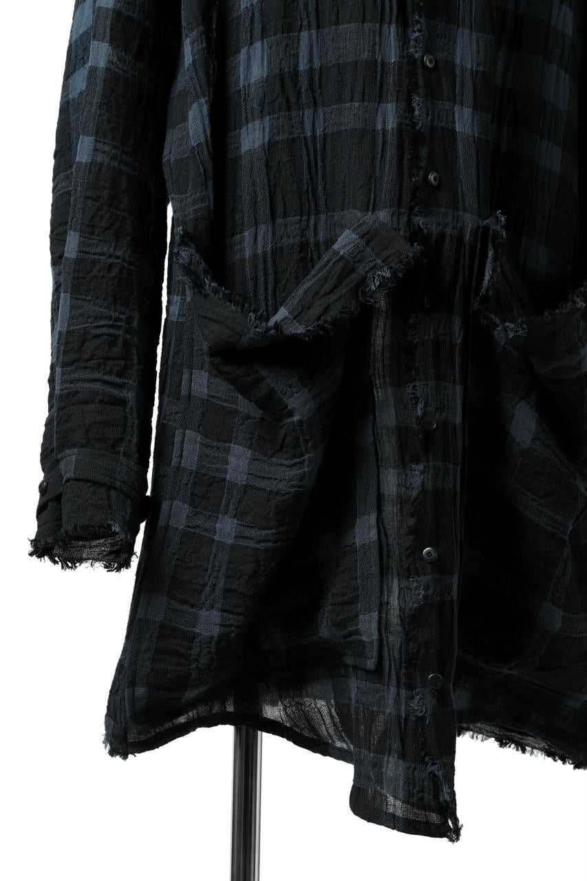 画像をギャラリービューアに読み込む, SOSNOVSKA CELL SORTING LONG SHIRT (PLAID)