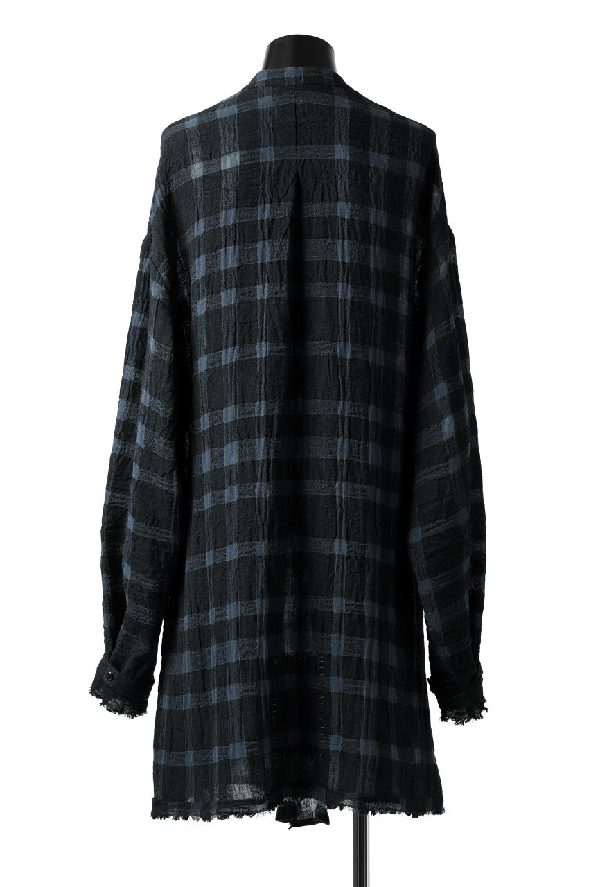 画像をギャラリービューアに読み込む, SOSNOVSKA CELL SORTING LONG SHIRT (PLAID)