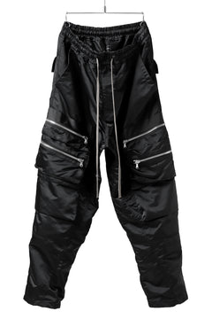 画像をギャラリービューアに読み込む, A.F ARTEFACT "SEPARATION" ZIP CARGO PANTS / LUXURY NYLON (BLACK)