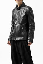 画像をギャラリービューアに読み込む, ierib exclusive peat zipper jacket  / smooth horse leather (BLACK)