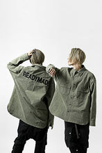 画像をギャラリービューアに読み込む, READYMADE OVERSIZE SHIRT (KHAKI GREEN #B)