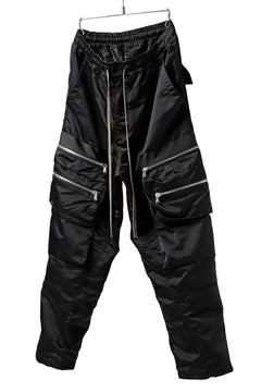 画像をギャラリービューアに読み込む, A.F ARTEFACT -SEPARATION- ZIP CARGO PANTS / LUXURY NYLON (BLACK)