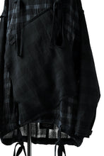 画像をギャラリービューアに読み込む, SOSNOVSKA COLLAPSE HOODIE CELLS (MIXED PLAID)