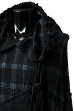 画像をギャラリービューアに読み込む, SOSNOVSKA COLLAPSE HOODIE CELLS (MIXED PLAID)