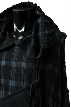 画像をギャラリービューアに読み込む, SOSNOVSKA COLLAPSE HOODIE CELLS (MIXED PLAID)
