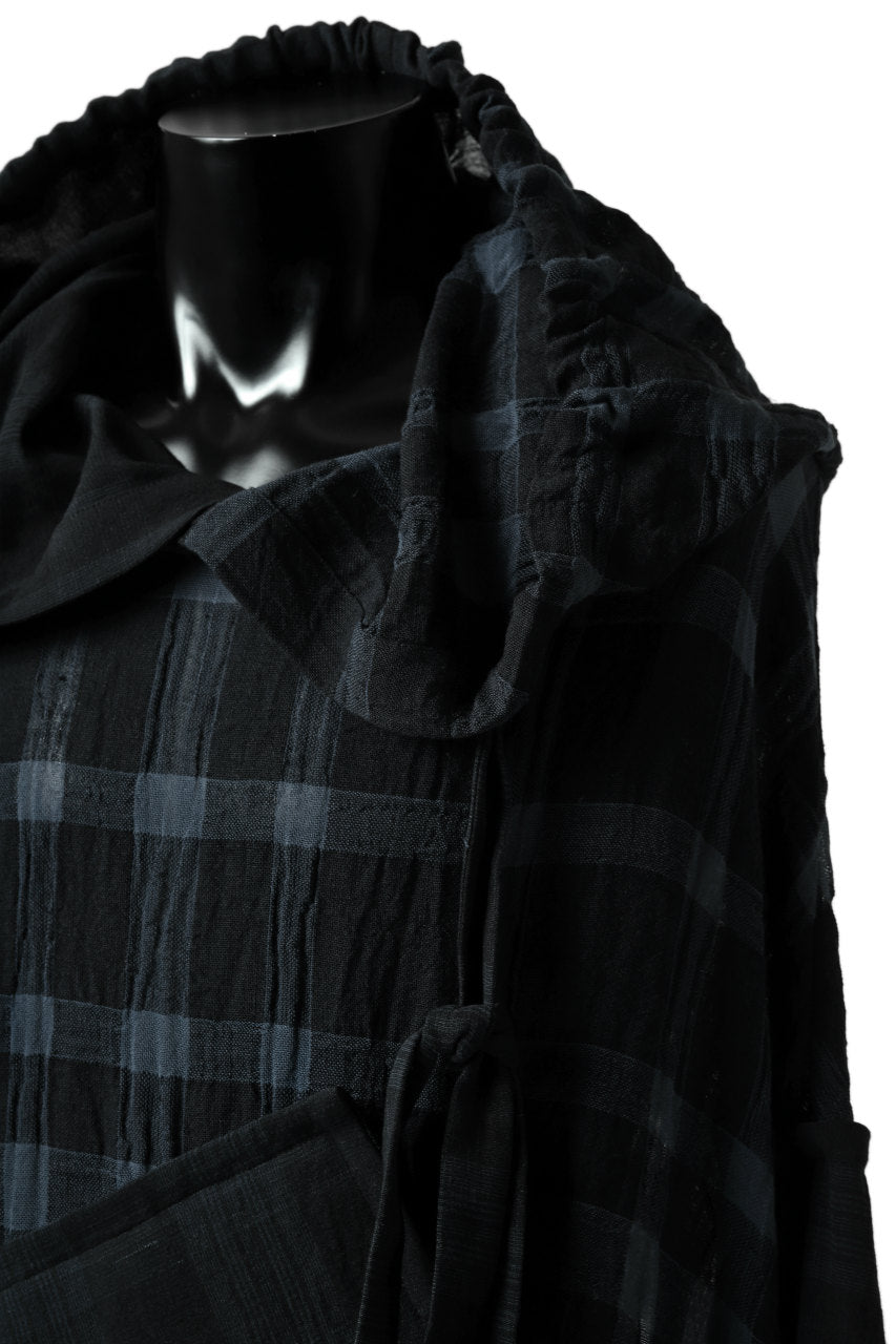画像をギャラリービューアに読み込む, SOSNOVSKA COLLAPSE HOODIE CELLS (MIXED PLAID)