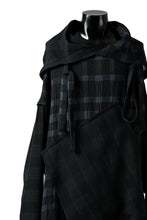 画像をギャラリービューアに読み込む, SOSNOVSKA COLLAPSE HOODIE CELLS (MIXED PLAID)