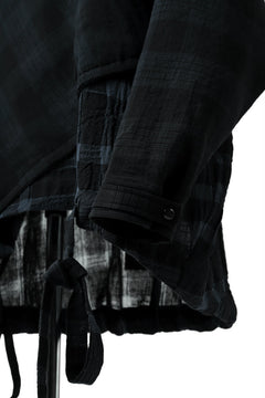 画像をギャラリービューアに読み込む, SOSNOVSKA COLLAPSE HOODIE CELLS (MIXED PLAID)