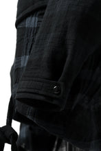 画像をギャラリービューアに読み込む, SOSNOVSKA COLLAPSE HOODIE CELLS (MIXED PLAID)