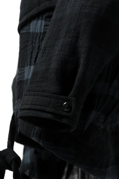 画像をギャラリービューアに読み込む, SOSNOVSKA COLLAPSE HOODIE CELLS (MIXED PLAID)