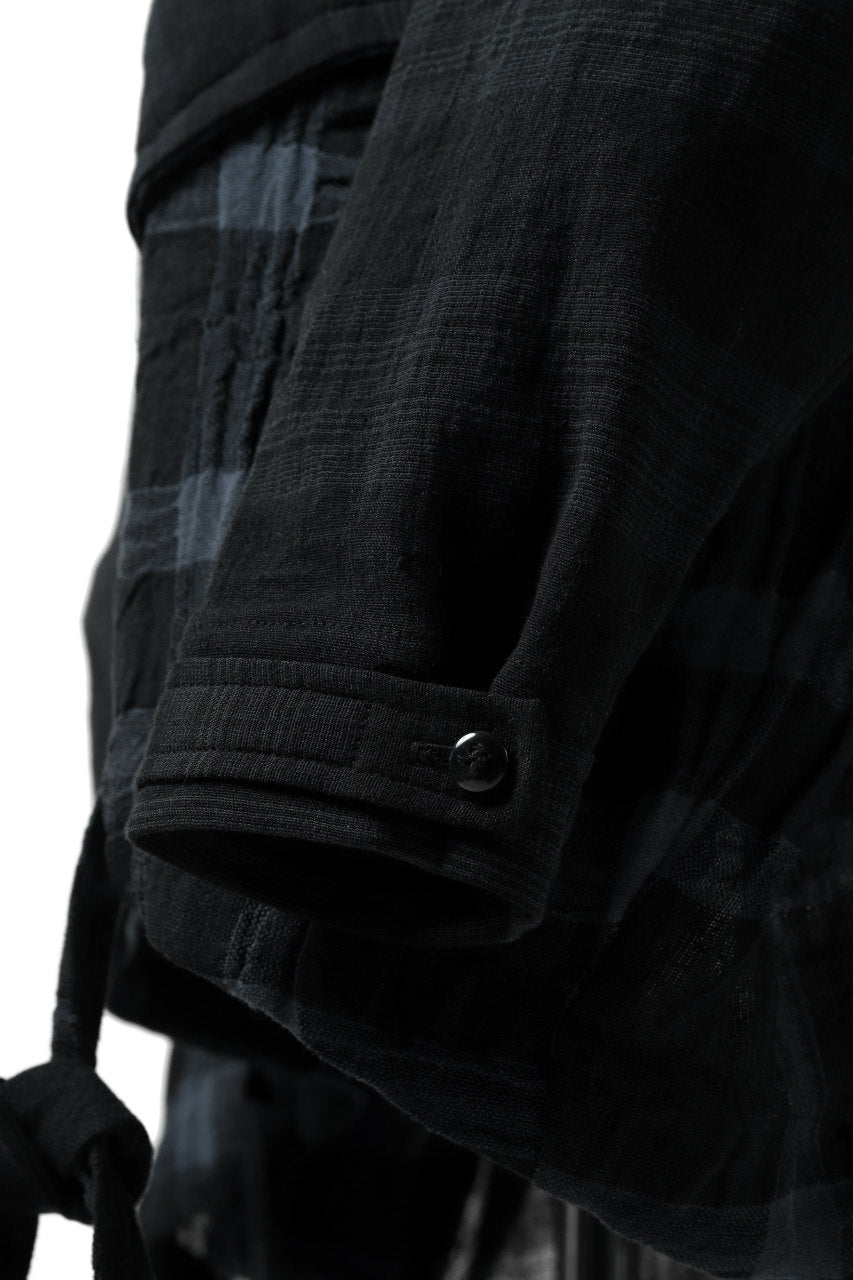 画像をギャラリービューアに読み込む, SOSNOVSKA COLLAPSE HOODIE CELLS (MIXED PLAID)