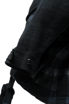 画像をギャラリービューアに読み込む, SOSNOVSKA COLLAPSE HOODIE CELLS (MIXED PLAID)