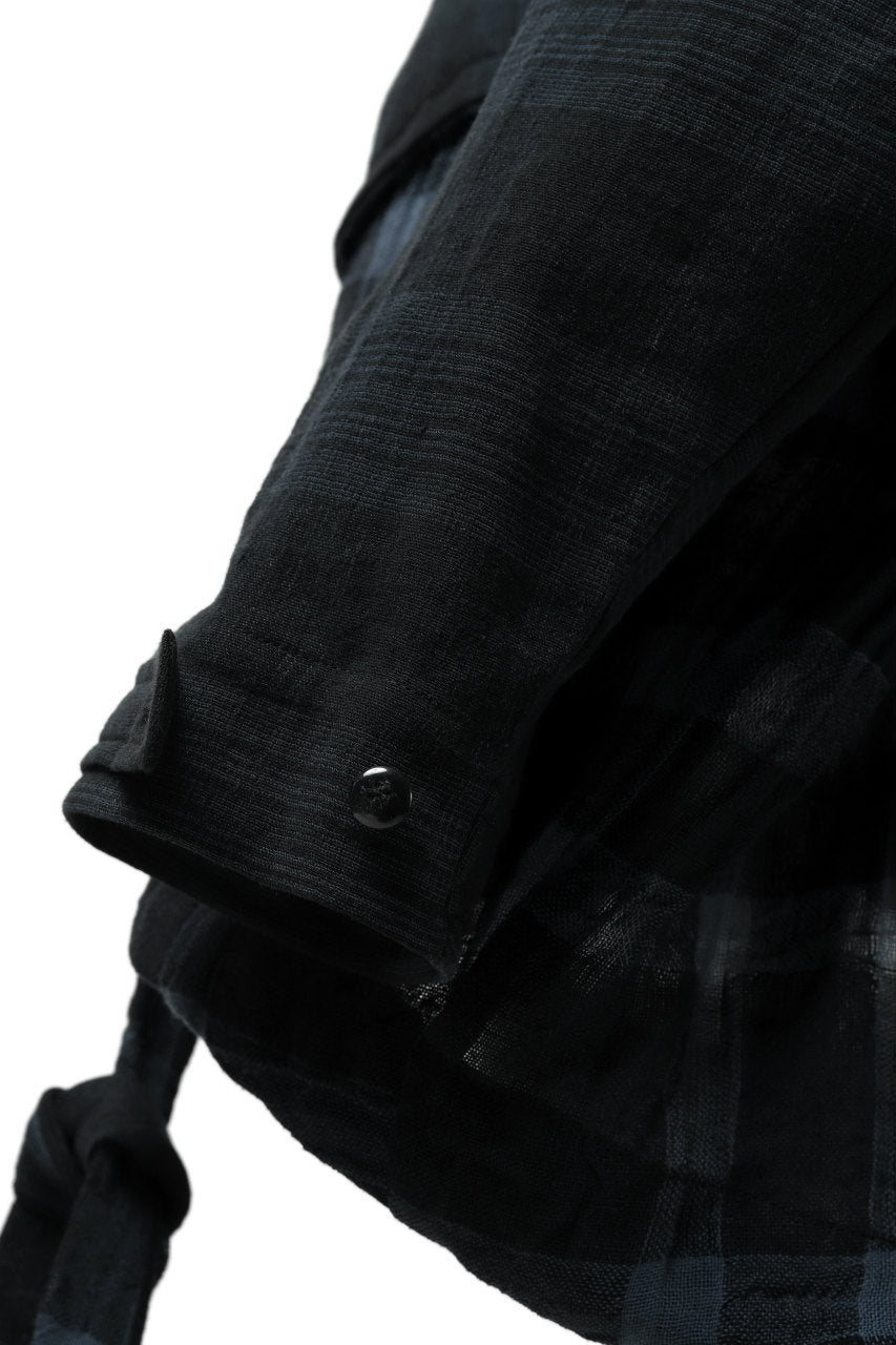 画像をギャラリービューアに読み込む, SOSNOVSKA COLLAPSE HOODIE CELLS (MIXED PLAID)