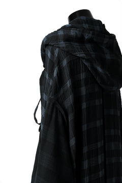 画像をギャラリービューアに読み込む, SOSNOVSKA COLLAPSE HOODIE CELLS (MIXED PLAID)