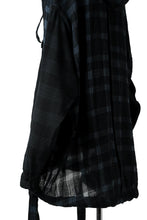 画像をギャラリービューアに読み込む, SOSNOVSKA COLLAPSE HOODIE CELLS (MIXED PLAID)