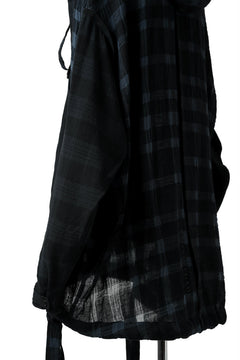 画像をギャラリービューアに読み込む, SOSNOVSKA COLLAPSE HOODIE CELLS (MIXED PLAID)