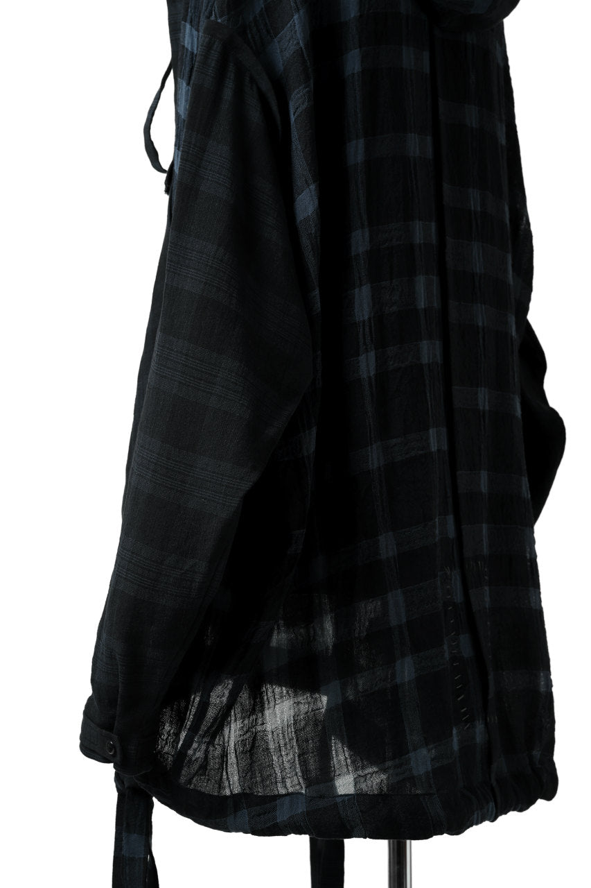 画像をギャラリービューアに読み込む, SOSNOVSKA COLLAPSE HOODIE CELLS (MIXED PLAID)