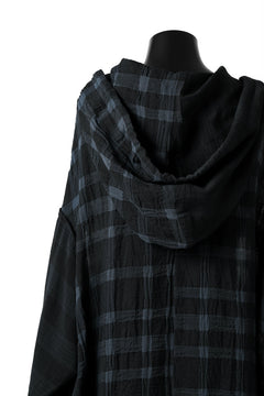 画像をギャラリービューアに読み込む, SOSNOVSKA COLLAPSE HOODIE CELLS (MIXED PLAID)