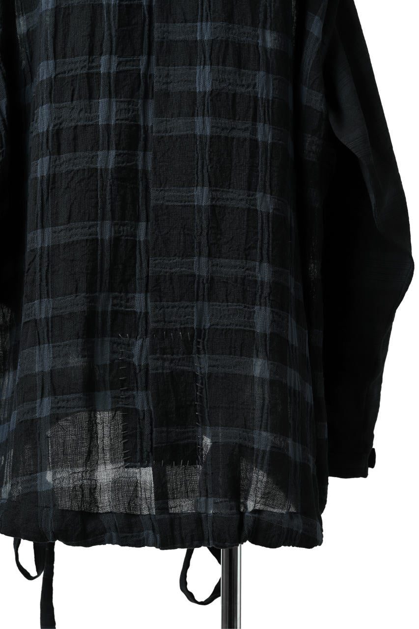 画像をギャラリービューアに読み込む, SOSNOVSKA COLLAPSE HOODIE CELLS (MIXED PLAID)