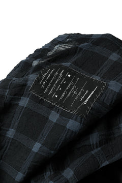 画像をギャラリービューアに読み込む, SOSNOVSKA COLLAPSE HOODIE CELLS (MIXED PLAID)