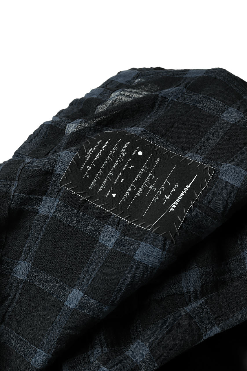 画像をギャラリービューアに読み込む, SOSNOVSKA COLLAPSE HOODIE CELLS (MIXED PLAID)