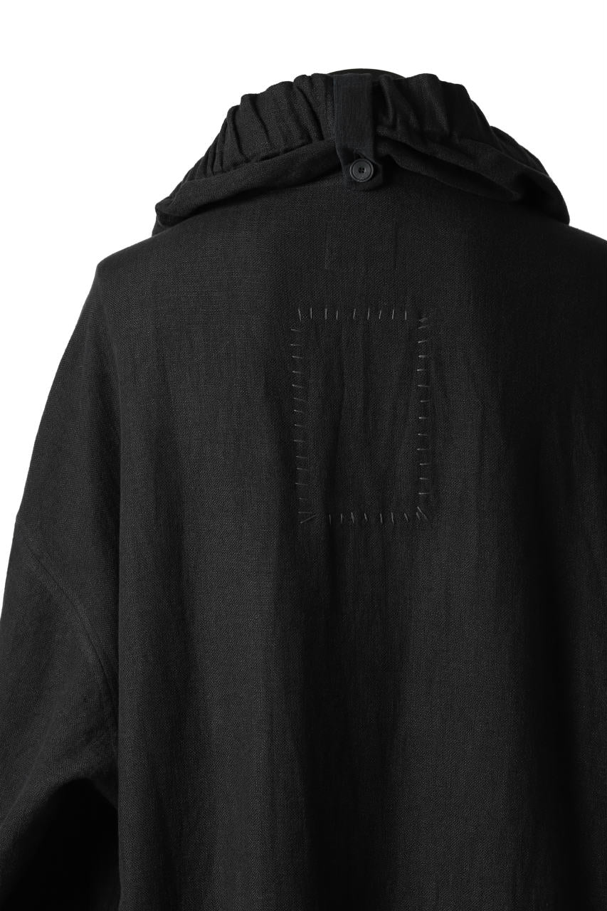 画像をギャラリービューアに読み込む, SOSNOVSKA exclusive COMBINED HOODIE JACKET (BLACK x CHECK)