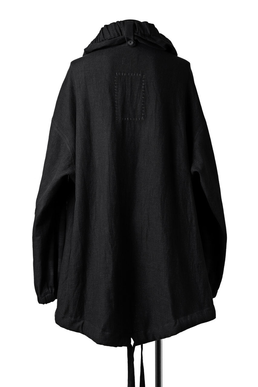 画像をギャラリービューアに読み込む, SOSNOVSKA exclusive COMBINED HOODIE JACKET (BLACK x CHECK)