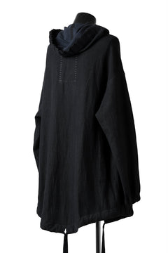 画像をギャラリービューアに読み込む, SOSNOVSKA exclusive COMBINED HOODIE JACKET (BLACK x CHECK)