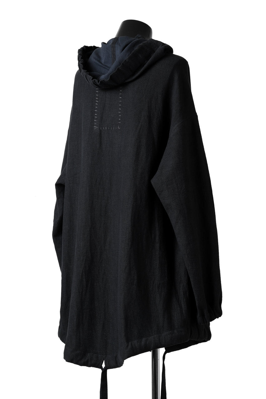 画像をギャラリービューアに読み込む, SOSNOVSKA exclusive COMBINED HOODIE JACKET (BLACK x CHECK)