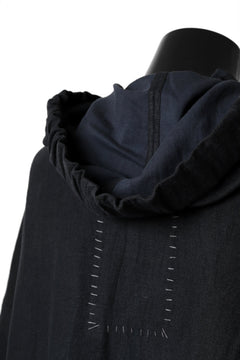 画像をギャラリービューアに読み込む, SOSNOVSKA exclusive COMBINED HOODIE JACKET (BLACK x CHECK)