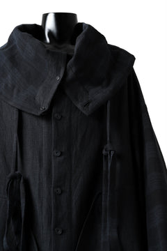 画像をギャラリービューアに読み込む, SOSNOVSKA exclusive COMBINED HOODIE JACKET (BLACK x CHECK)