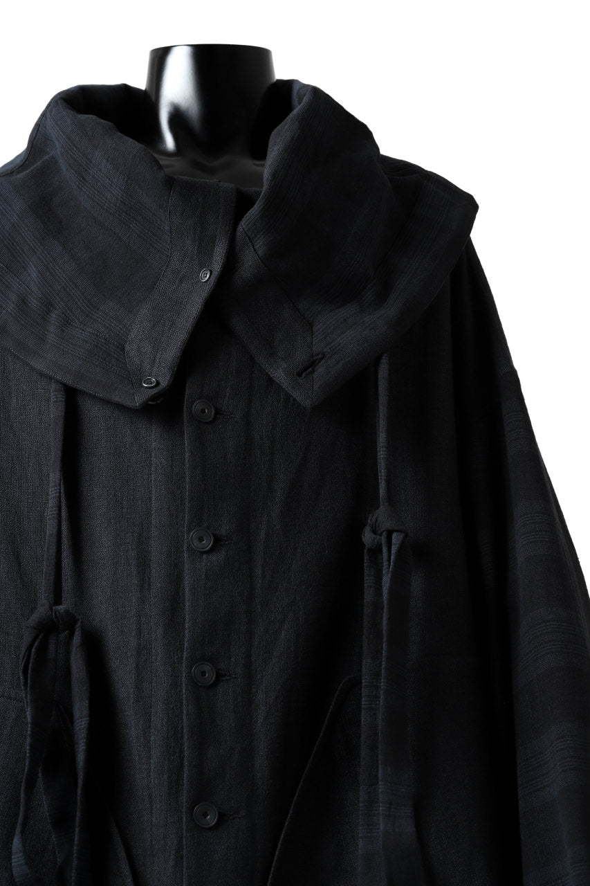 画像をギャラリービューアに読み込む, SOSNOVSKA exclusive COMBINED HOODIE JACKET (BLACK x CHECK)