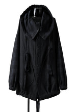 画像をギャラリービューアに読み込む, SOSNOVSKA exclusive COMBINED HOODIE JACKET (BLACK x CHECK)