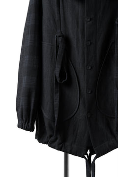 画像をギャラリービューアに読み込む, SOSNOVSKA exclusive COMBINED HOODIE JACKET (BLACK x CHECK)