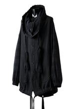 画像をギャラリービューアに読み込む, SOSNOVSKA exclusive COMBINED HOODIE JACKET (BLACK x CHECK)