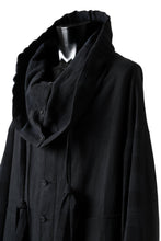 画像をギャラリービューアに読み込む, SOSNOVSKA exclusive COMBINED HOODIE JACKET (BLACK x CHECK)