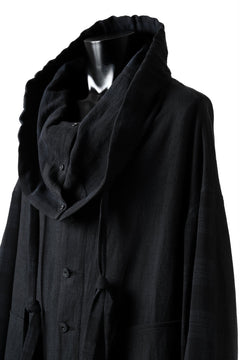 画像をギャラリービューアに読み込む, SOSNOVSKA exclusive COMBINED HOODIE JACKET (BLACK x CHECK)