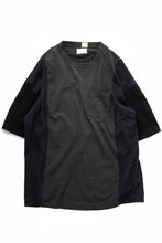 画像をギャラリービューアに読み込む, CHANGES VINTAGE REMAKE MULTI PANEL POC TEE (BLACK #E)