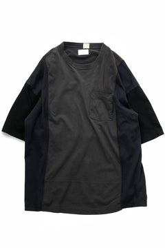 画像をギャラリービューアに読み込む, CHANGES VINTAGE REMAKE MULTI PANEL POC TEE (BLACK #E)